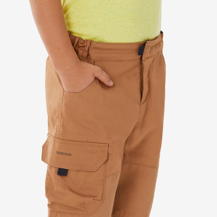 Actual product image Quechua Wandershorts MH500 Kinder Gr. 92–122 Bergwandern braun