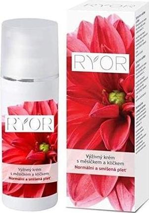 Actual product image Ryor Nourishing cream with marigold and key for normal and mixed skin 50 ml (50 ml, Day cream)
