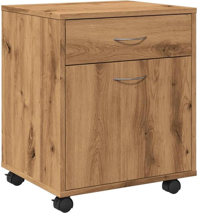 Produktbild VidaXL Rollcontainer Rollschrank Bürocontainer Büroschrank Schrank Artisan-Eiche (45 x 38 x 54 cm)