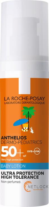 Produktbild La Roche Posay Anthelios Dermo-Kids Baby Milch Pflegende Sonnenschutz-Milch (Sonnenmilch, SPF 50+, 50 ml, 86 g)