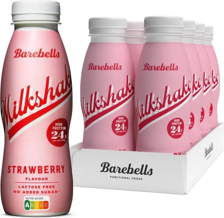 Produktbild Barebells Protein Milkshake (Strawberry, 8 x)