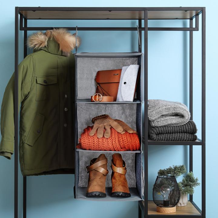 Actual product image Relaxdays hanging-wardrobe-storage (30 x 30 x 73 cm)