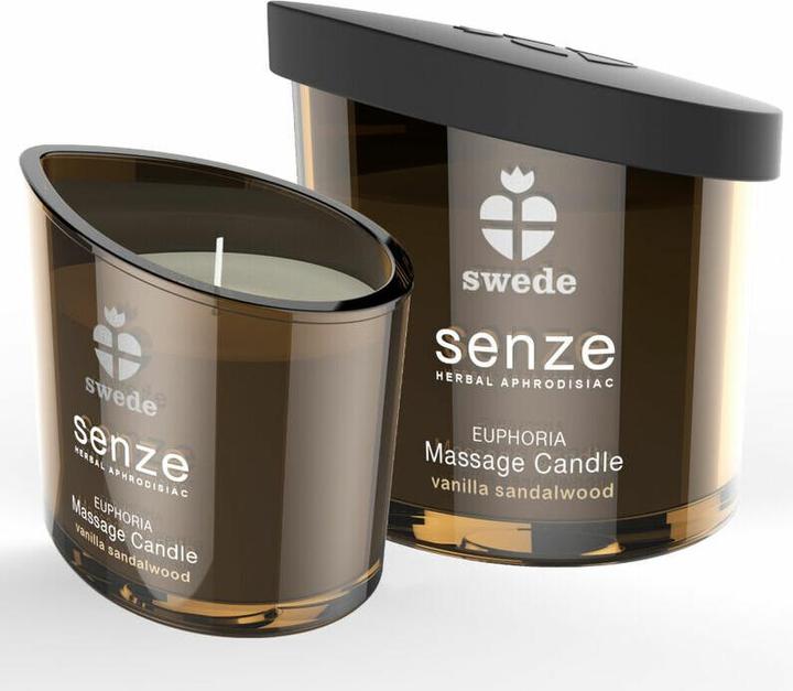 Actual product image Swede Senze Euphoria Massage Candle Vanilla Sandalwood (50 ml)
