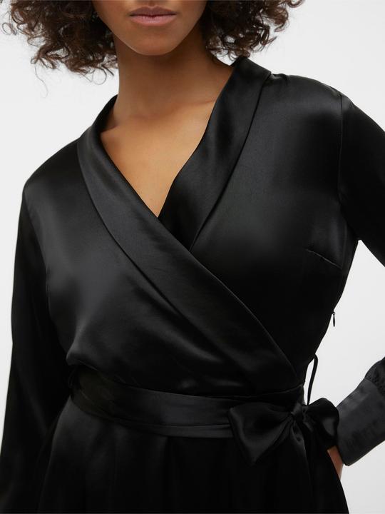 Produktbild Vero Moda Vmbeatrice Ls Shawl Neck Short Dress Vma Kleid (XS)
