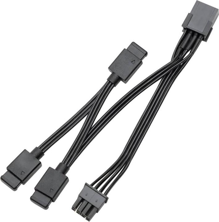 Image du produit EKWB EK-Loop OmniLink D-RGB Câble séparateur de signaux 3 voies (noir, 10cm)