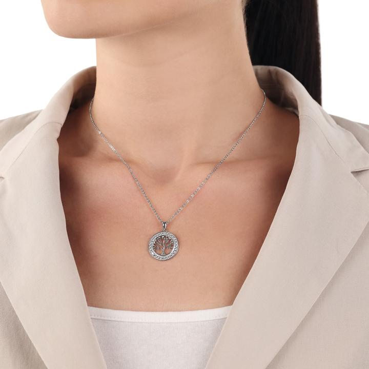 Immagine prodotto Amor Collana da donna, argento 925, zirconi sintetici. | Albero della vita (Argento 925)
