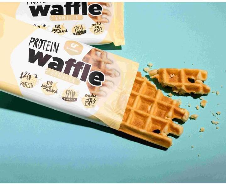 Actual product image Go Fitness Protein waffle (Vanilla, 12 pcs., 600 g)