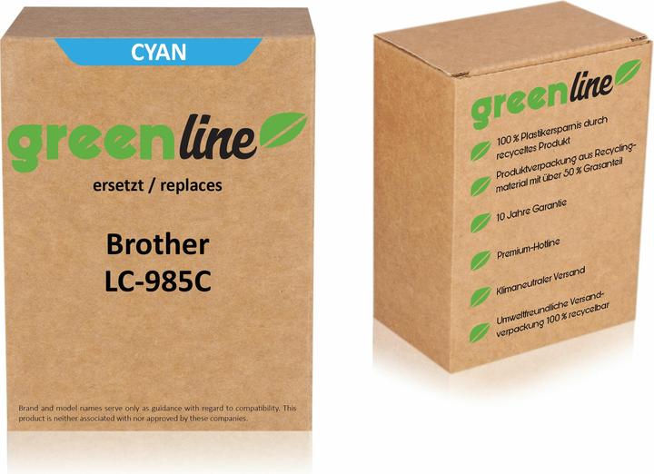 Produktbild Inkadoo Druckerpatronen greenline ersetzt Brother LC-985 Y Tintenpatrone LC985 Y