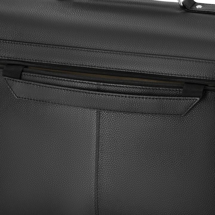 Actual product image Bugatti Valencia briefcase XL leather 3 main compartments 43 cm laptop compartment (15")