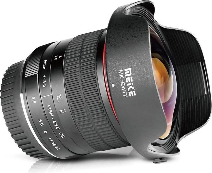 Produktbild Meike 8mm f/3.5 Fisheye, Sony E (Sony E, Vollformat)