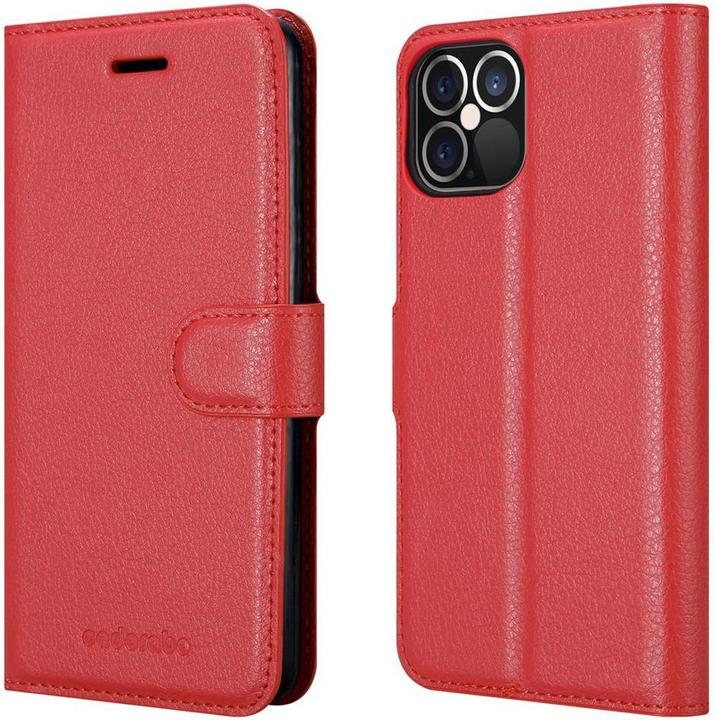Actual product image Cadorabo Book with stand function cover (Apple iPhone 12 Pro Max)