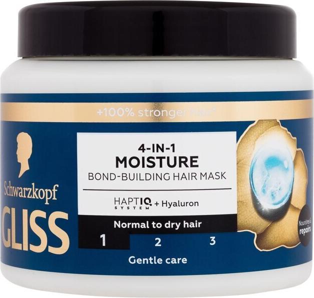 Schwarzkopf Gliss Trt Aqua Revive Strengthening Hair Mask 4In1 Moisture 400Ml (400 ml)