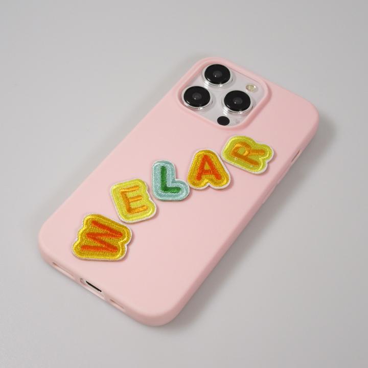 Produktbild PhoneLook Sticker Aufkleber für Handy/Tablet/Computer 3D gestickt Mini Lettre I