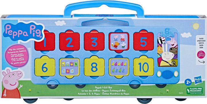 Immagine prodotto Hasbro Giocattolo Il bus dei numeri di Peppa, conta da 1 a 10, giocattolo per bambini