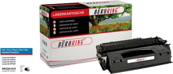 Büroring Toner Cartridge, ersetzt HP Q7553 x, ca. 7.000 Seiten, schwarz