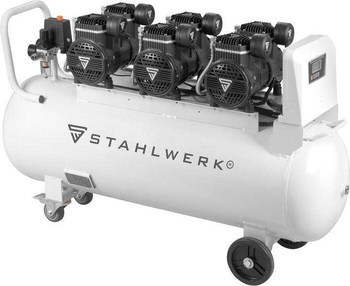 Actual product image Stahlwerk Compressor ST-1010 Pro 10 bar, 6.5 hp, 4.8 kW, 630 l/min, 100 l tank (10 bar, 100 l)