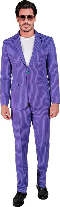 Actual product image Widmann Joker suit purple with jacket & trousers (XXL)