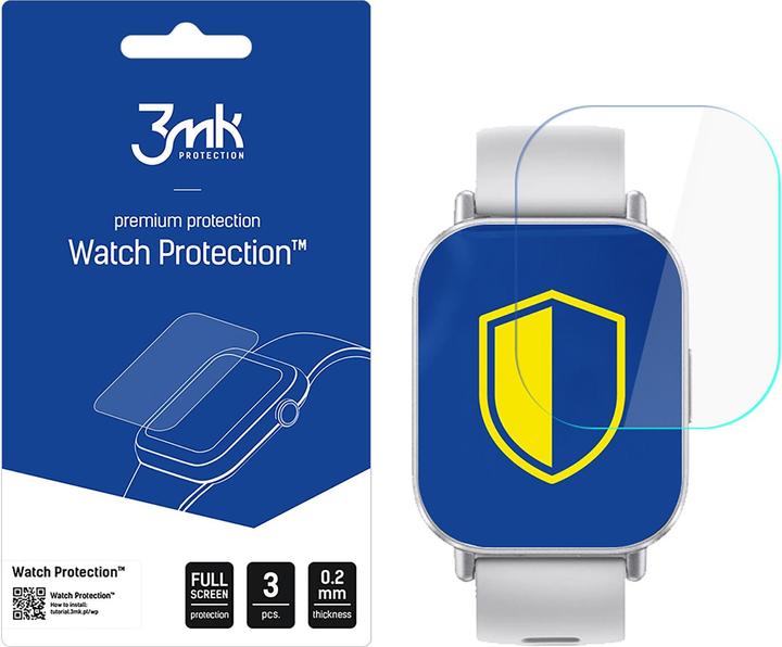 Actual product image 3MK Watch Protection FlexibleGlass hybrid glass on Xiaomi Redmi Watch 5 Active