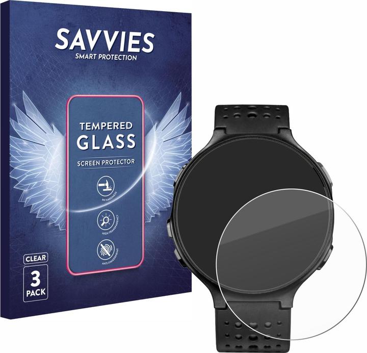 Savvies Panzerglas Hartglas Displayschutz