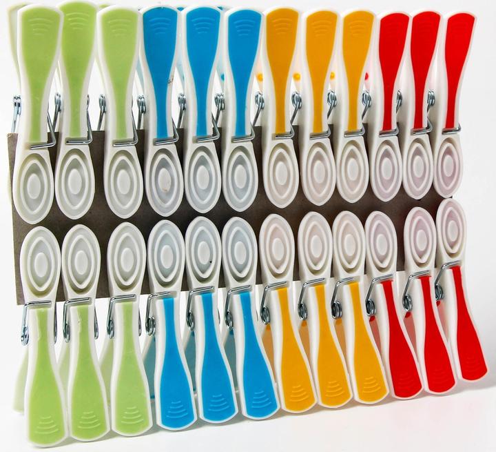 Immagine prodotto FTM Mollette per abiti 24 pezzi, Multicolore