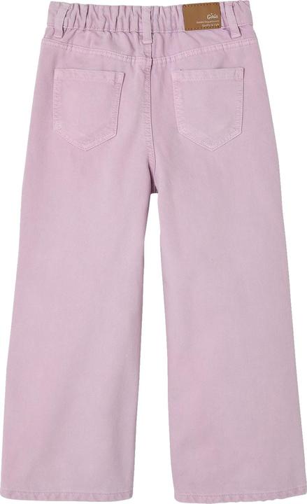 Vertbaudet Weite Mädchen Hose mit Blumenstickerei