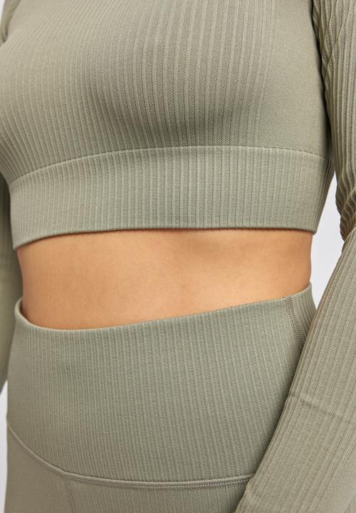 Produktbild Snocks Geripptes Sportshirt langarm Damen (L)