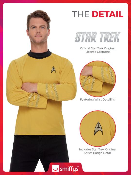 Produktbild Smiffys Star Trek - Raumschiff Enterprise: Kommandouniform / Navigation (L)