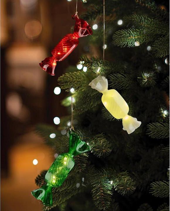 Image du produit Sirius Boule de Noël Bonbon Hannah, 12 cm, Rouge