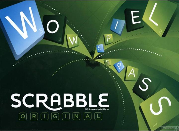 Actual product image Mattel Games Scrabble ORIGINAL (German)