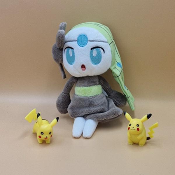 Actual product image Pokémon Meloetta (Aria Forme) Sitting Cuties Plush - 13 cm (12.50 cm)
