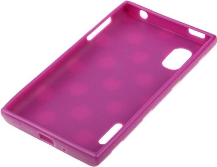 Produktbild König Design Schutzhülle TPU Punkte Case für Handy LG Optimus L5 / E610 (Optimus L5)