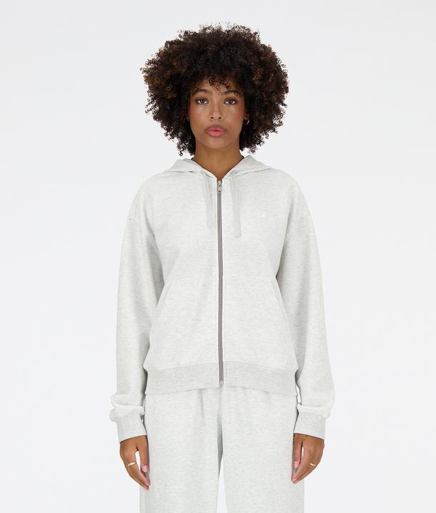 New Balance W French Terry Full Zip Hoodie