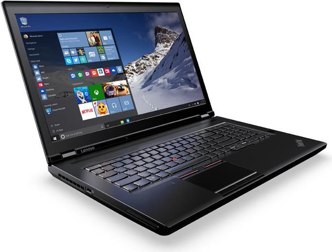 Actual product image Lenovo ThinkPad P70 (17.30", Intel Core i7-6820HQ, 16 GB, 512 GB, CH)