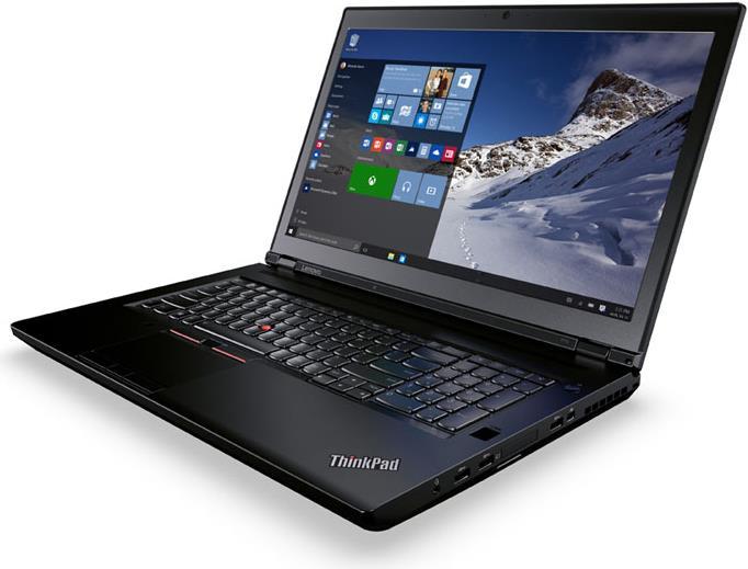Actual product image Lenovo ThinkPad P70 (17.30", Intel Core i7-6820HQ, 16 GB, 512 GB, CH)