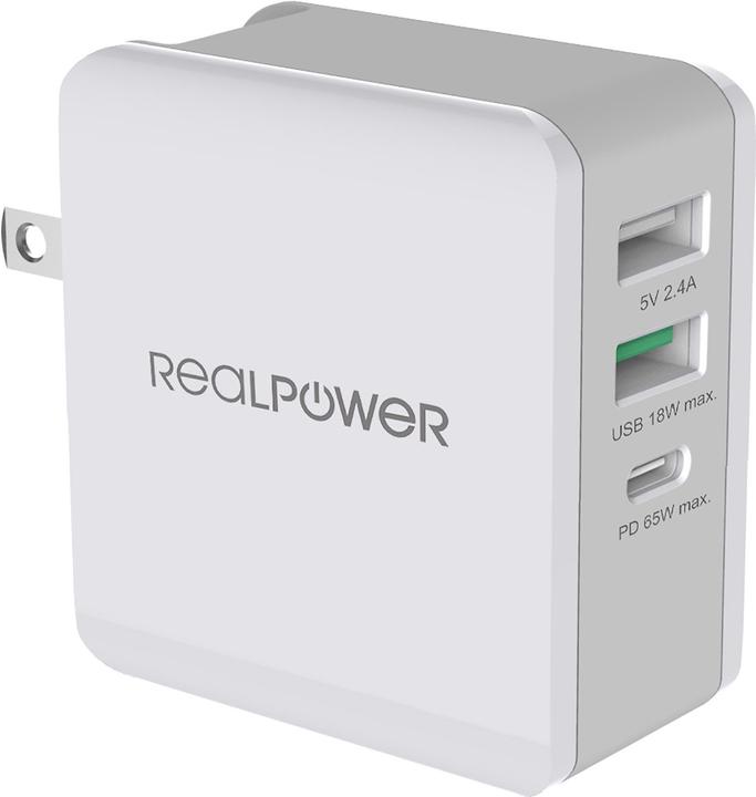 Actual product image RealPower DeskCharge-65 Travel (65 W)
