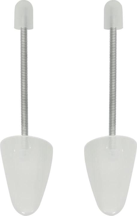 Actual product image VidaXL Schuhspanner mit Spiralfeder 5 Paar Weiss EU 38-44 (38, 39, 40, 41, 42, 43, 44, 2 x)
