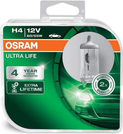 Actual product image Osram Ultra Life light bulbs