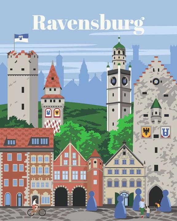 Produktbild Ravensburger CreArt - Malen nach Zahlen Colorful Ravensburg