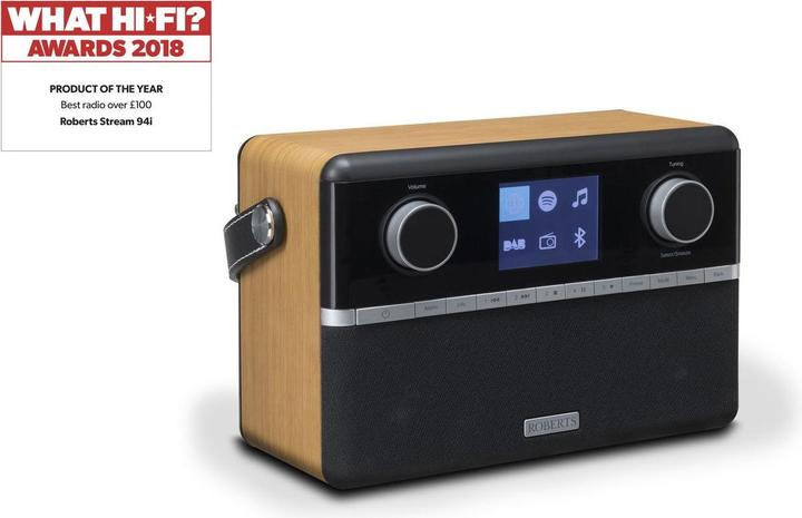Actual product image Roberts Stream 94L Latest Edition (Web radio, DAB+, FM, Bluetooth, Wi-Fi)