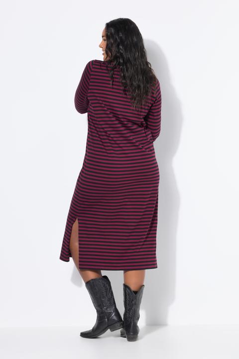 Produktbild Studio Untold Maxikleid, A-Line, Jersey mit Ringeln, Langarm (46, 48)