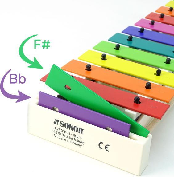 Image du produit Sonor Orff Carillon soprano Boomwhackers (Cloches)