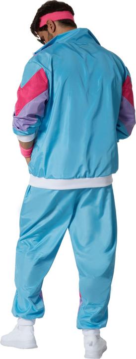 Immagine prodotto tectake Completo da uomo retrò anni '80 '90 set tuta da jogging (L)