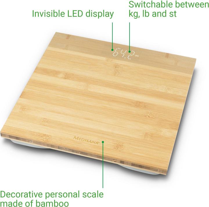 Immagine prodotto Medisana PS440 Bambù (180 kg)