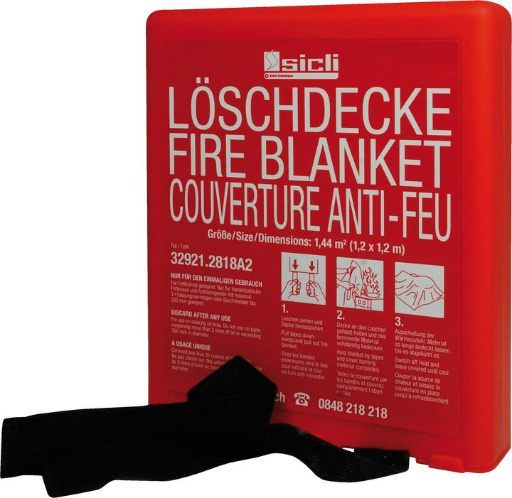 Sicli Coperta antincendio 120 X 120 cm (standard EN 1869)