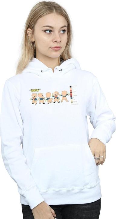 Produktbild Looney Tunes Porky Pig Colour Code Kapuzenpullover (L)