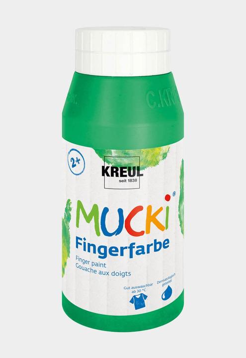 Produktbild Mucki Fingerfarbe (Grün, 750 ml)