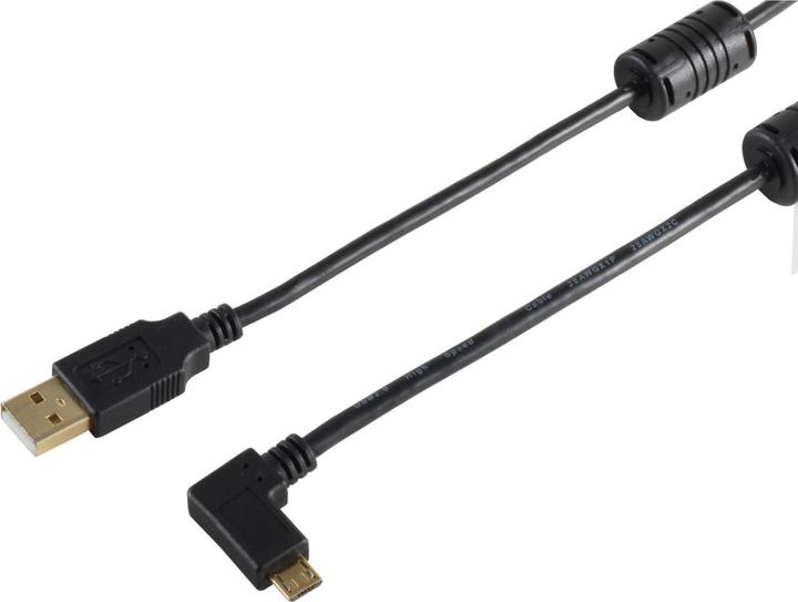 Immagine prodotto Shiverpeaks Cavo USB da USB A ST a USB Micro B ST 90? Angolo destro 1,0m (1 m, USB 2.0)
