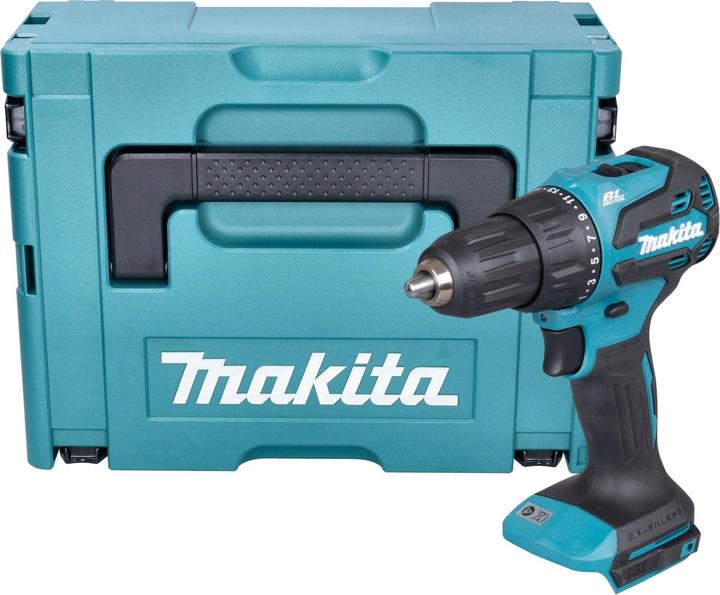 Produktbild Makita DHP 490 ZJ Akku Schlagbohrschrauber 18 V 65 Nm Brushless + Makpac - ohne Akku, ohne (Batteriebetrieb)