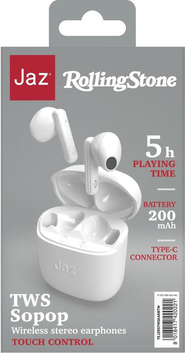 Image du produit JAZ Écouteurs stéréo semi-intra-auriculaires Sopop True Wireless (5 h, Sans fil)