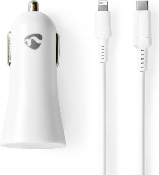 Produktbild Nedis Auto-Ladegerät | 20 W | 1.67 / 2.22 / 3.0 A | Anzahl der Ausgänge: 1 | Port Type: USB-C™ | Lig